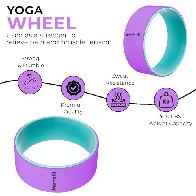 Mohuki Dual Color Yoga Wheel