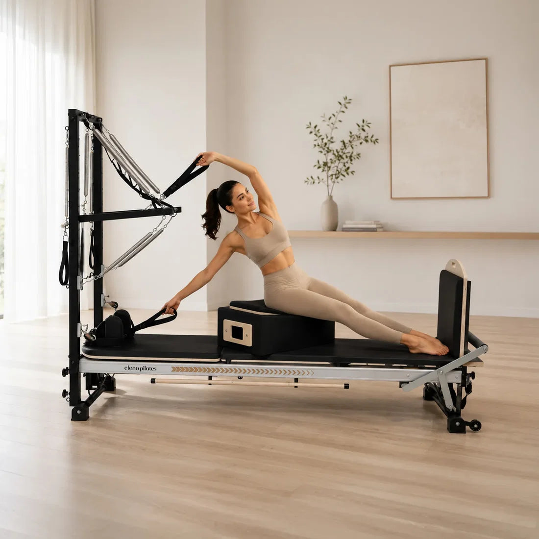 Eleno Pilates E8 Max Plus Reformer - Silver