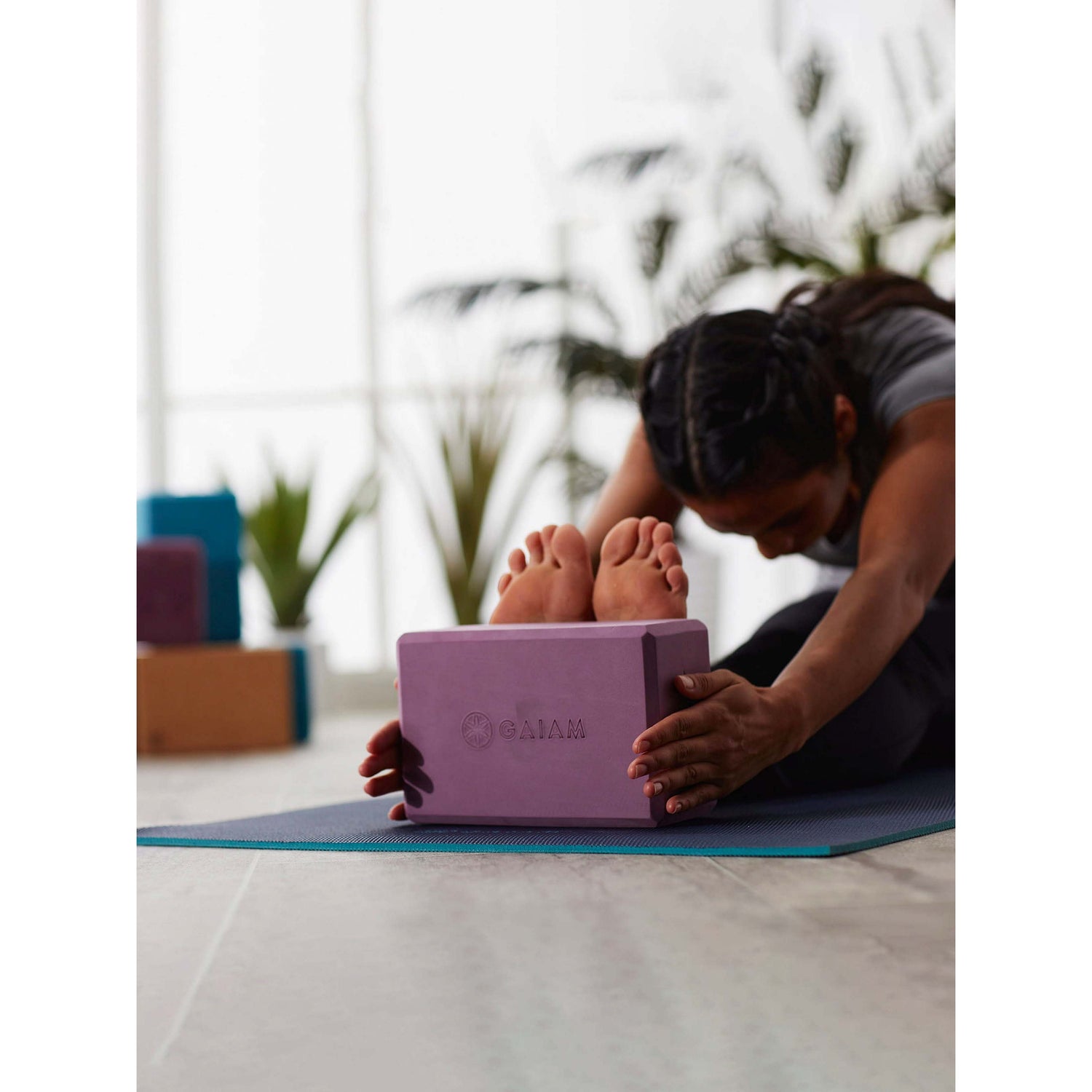 Gaiam Purple Block