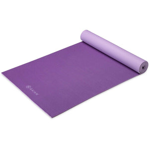 Gaiam Premium 2-Color Yoga Mat |Purple Jam | 6mm