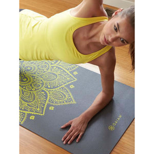Gaiam Premium Citron Sundial Yoga Mat | 6mm