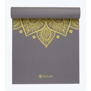 Gaiam Premium Citron Sundial Yoga Mat | 6mm
