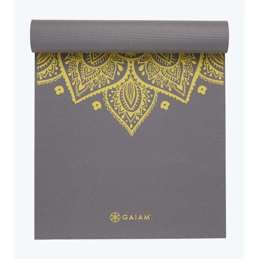 Gaiam Premium Citron Sundial Yoga Mat | 6mm