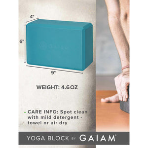 Gaiam Vivid Blue Block