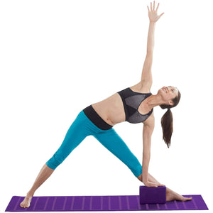 Gaiam Yoga Beginners Kit | Mat, Block, Strap