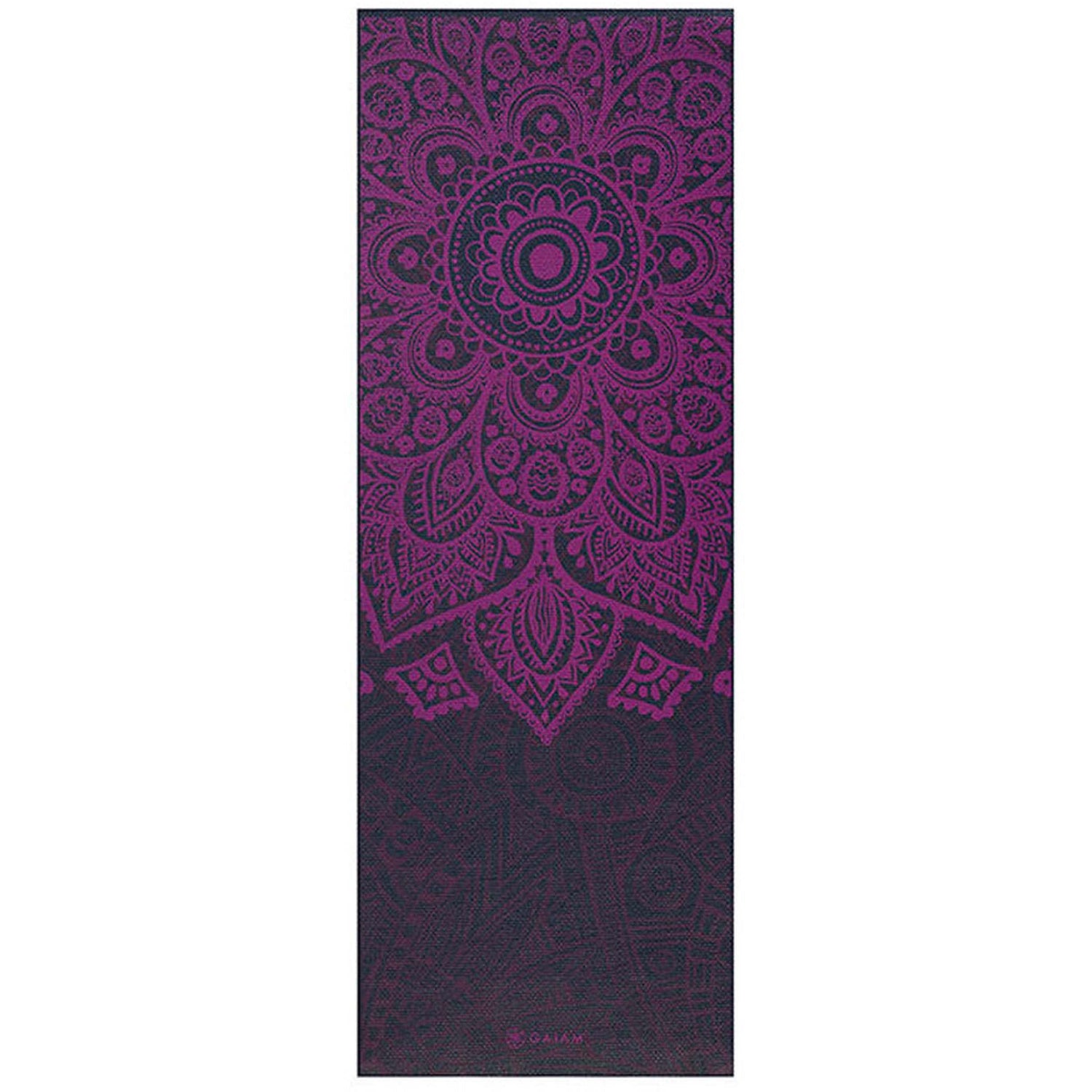 Gaiam Premium Plum Sundial Yoga Mat | 6mm