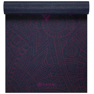 Gaiam Premium Plum Sundial Yoga Mat | 6mm