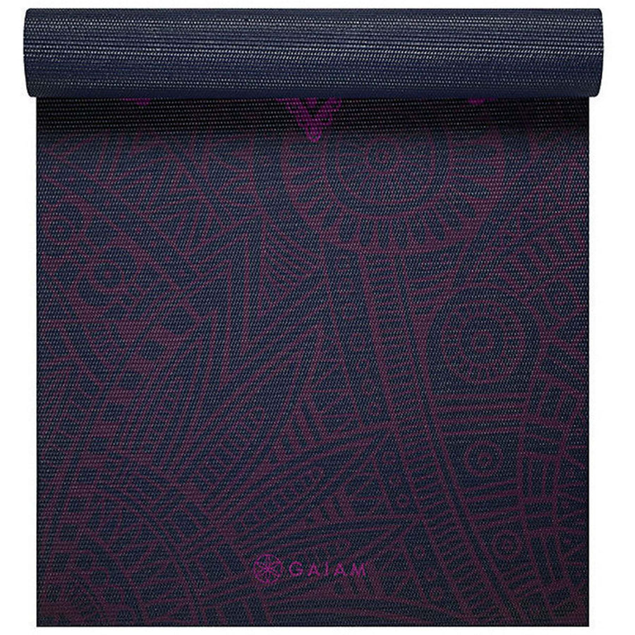 Gaiam Premium Plum Sundial Yoga Mat | 6mm