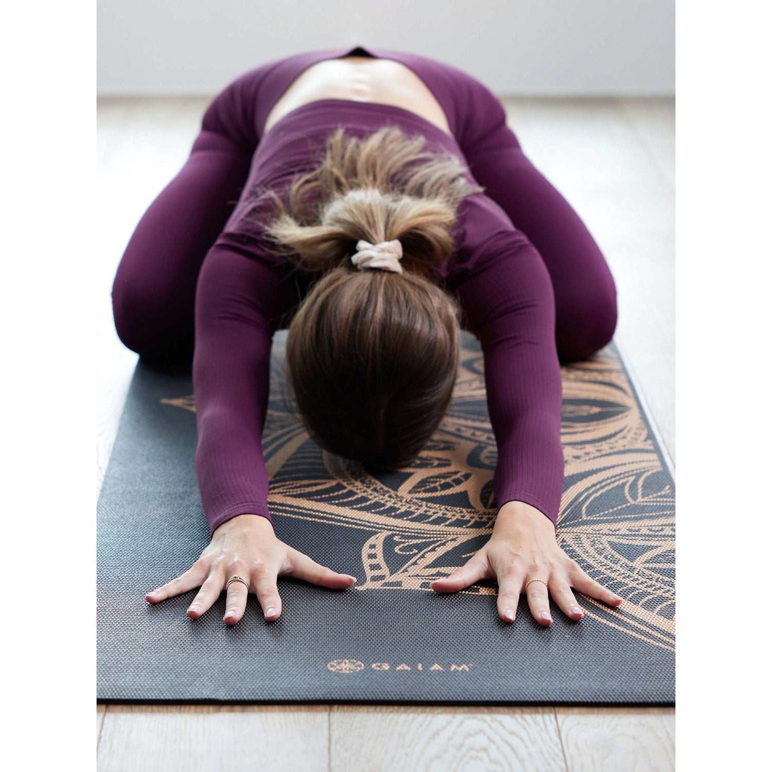 Gaiam Premium Metalic Medallion Yoga Mat | 6mm