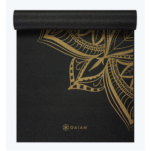 Gaiam Premium Metalic Medallion Yoga Mat | 6mm