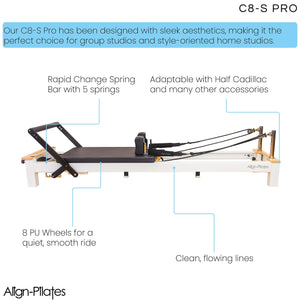 Align-Pilates C8-S Pro Pilates Reformer Bundle