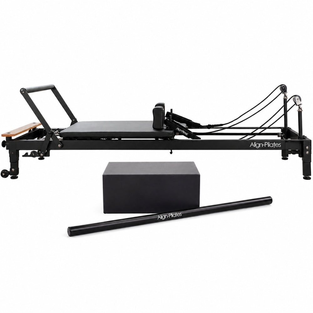 Align-Pilates R8 Pro Reformer Bundle on a white background