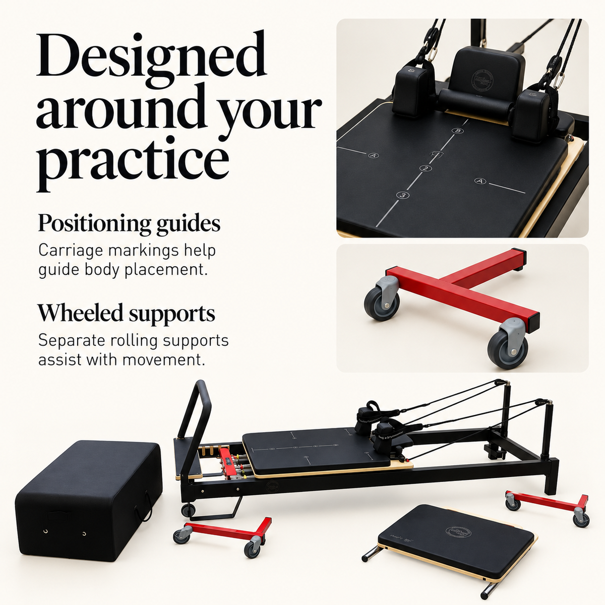 Body & Exercise Pilates Space-Saving Reformer